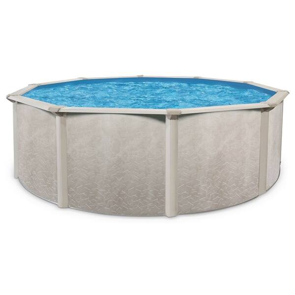 Aquarian Phoenix 21' x 52" Round Steel Frame Above Ground Outdoor Swimming Pool - 306